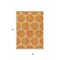 Homeroots 8' X 10' Orange And Blue Geometric Washable Indoor Outdoor Area Rug 613515 - alternate 7