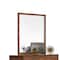 Homeroots 40" Brown Wood Framed Mounted Dresser Mirror 283799 - alternate 1