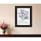 Homeroots Bloom Where You Are Planted Black Framed Print Wall Art 530178 - alternate 4