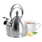 Megachef 3 Quart Round Stovetop Whistling Kettle in Brushed Silver MGKTL-1015 - alternate 1