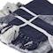 Homeroots 50" X 60" Blue and White Woven Cotton Checkered Throw Blanket with Tassels 516619 - alternate 5