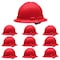 Malta Dynamics Full Brim Hard Hat, Polyethylene, 4 Point Ratchet, Type 1, Class E and G, Red HHR2004-Case - alternate 7