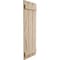 Ekena Millwork Rustic Three Board Joined Board-n-Batten Hand Hewn Faux Wood Shutters, 16 1/2W x 24H, PR SHUBJS16X24HHPR - alternate 16