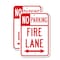 Signmission No Parking Fire Lane with double arrow 1, 18'' X 24'' 2 Signs, Heavy Gauge Aluminum, 2PK A-1824-2PACK-2759 - alternate 1