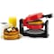 Megachef Non-Stick Round Electric Flip 5 Inch Belgian Waffle Maker in Red MC-B046 - alternate 6