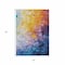 Homeroots 3' X 5' Gold Yellow And Teal Blue Abstract Washable Indoor Outdoor Area Rug 617353 - alternate 8