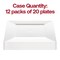 Smarty Had A Party 4.5" White Square Plastic Pastry Plates (240 plates), 240PK 724-CASE - alternate 9
