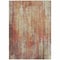 Homeroots 9' X 12' Orange Beige And Taupe Striped Washable Indoor Outdoor Area Rug 577263 - alternate 7