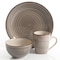 Gibson Home 12 Piece Pastel Stoneware Dinnerware Set in Assorted Colors 123360.12 - alternate 7