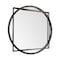 Homeroots 46" Black Abstract Metal Framed Accent Mirror 376440 - alternate 7