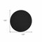 Homeroots 10' Black And Ivory Round Indoor Outdoor Area Rug 545482 - alternate 7