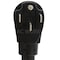 Ac Works Plug Adapter, STW, 6-50R, 14-50P, 6-50P, 14-50P, 1.5 ft., Orange WD1450650-018 - alternate 4