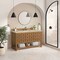 James Martin Vanities Malibu 60" Single Vanity, Amber Birch, w/ 3 CM Tajnar Eclos Top 505-V60S-AMB-3TJR - alternate 9