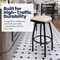 Flash Furniture HERCULES Black Ladder Back Swivel Metal Barstool - Tan Vinyl Seat XU-6F8B-LADSWVL-TNV-GG - alternate 10