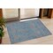 Homeroots 3' X 5' Teal Blue And Pink Abstract Washable Indoor Outdoor Area Rug 599838 - alternate 1