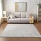 Homeroots 10' X 14' Silver And Ivory Geometric Washable Indoor Outdoor Area Rug 577600 - alternate 8