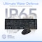 Delton Medical Grade Airtight Waterproof Wireless Computer Keyboard & Mouse, Black M90/M44 - alternate 9