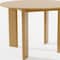 Homeroots 45" Beige Solid Wood Round Top Dining Table 712179 - alternate 5