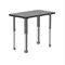 Correll Rectangle 27 in W, 20 in L, 25 in to 35 in H, Particleboard, Gray Granite AD2027TF-REC-15-13-09 - alternate 1