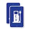 Signmission Ev Electric Vehicle Charging Station, 12'' X 18'' 2 Signs, Heavy Gauge Aluminum, 2PK A-1218-2PACK-24090 - alternate 1