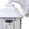 Homeroots White Clear Glass Swing Arm Wall Light 398584 - alternate 5