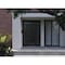 Vdomdoors Aluminum Door Iron 1600 Black Entry Steel Metal Classic Painted 60 x 94 (12+36+12 x 80+14)-Left Ins IRON1600EXD-BLK-W12+36+12xH80+14-LH-I - alternate 3