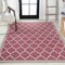 Jonathan Y Trebol Moroccan Trellis Textured Weave Fuchsia/Light Gray 8 ft. x 10 ft. Indoor/Outdoor Area Rug SMB109H-8 - alternate 7