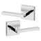 Kwikset Signature Series 154HFL SQT26 Passage Closet Lever, 41532 in L Lever, Polished Chrome 720HFL SQT-26 - alternate 5