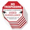 Signmission No Trespassing This Property Is Pro, 4 inch X 4 inch, Vinyl Decal, 5PK OC-D-5PACK-4-101 - alternate 1
