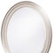 Homeroots 33" Silver Oval Framed Accent Mirror 384181 - alternate 9