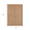 Homeroots 10' X 14' Rust Beige And Linen Striped Washable Indoor Outdoor Area Rug 616411 - alternate 8