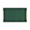 Homeroots 16" Green Wood Wood Faux Shagreen Serving Tray With Handles 571241 - alternate 12