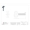 Zoro Select Thumb Screw, 1/4"-20 Thread Size, Spade, Zinc Plated Steel, 0.48 to 0.52 in Head Ht, 1 in Lg, 25 PK TSI0250100P0-025P - alternate 3