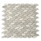 Apollo Tile Gray 12x12 Bianco Carrara Marble Polished Floor and Wall Mosaic Tile 4.92 sqft/case, 5PK APLBL8808CAA - alternate 1