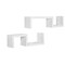 Homeroots 24in Two Shelves Solid Wood Wall Mounted Shelving Unit 399286 - alternate 4