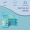 Happimess Compact Travel All-Purpose Multi Surface Heavy Duty Wipes, Bleach Free, Fresh Lemon Scent, 36PK WPE1005A-6SET - alternate 6