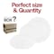 Smarty Had A Party Pearl White Round Lotus Plastic Dinnerware Value Set, 240PK 8850-WHVP-CASE - alternate 8