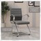 Leisuremod Benmar Modern Office Chair with Faux Leather Sled Base Task Chair & Arms BGO19GRL - alternate 6