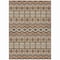 Homeroots 3' X 5' Taupe Brown And Ivory Moroccan Washable Indoor Outdoor Area Rug 594352 - alternate 9
