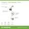 Symmons Origins Single Handle Tub and Shower Faucet Trim Kit - 1.5 GPM (Valve Not Included) 9602-PLR-1.5-TRM-STN - alternate 5