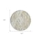 Homeroots 8' Khaki Tan And Beige Round Geometric Washable Indoor Outdoor Area Rug 589232 - alternate 8