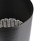 Happimess Asher Modern 4.13-Gallon 2-Tone Faux Wicker/Metal Cylinder Waste Basket, Black/Natural HPM1102C - alternate 6