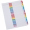 Universal INDEX, LTR, A-Z, COL, WE, 26PK UNV24812 - alternate 1