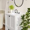 Flash Furniture Haven 30in. Vanity w/Sink, Storage Cabinet w/Blk Hardware, Bottom Drawer, Marble Countertop, Wht FS-BN-4-30-KD-WH-HDBLK-GG - alternate 9