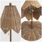 Jonathan Y Tybee 60.5" Traditional Coastal Rattan Scalloped LED Floor Lamp, Natural Brown JYL5501A - alternate 7