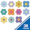 Carson Dellosa Happily Ever Elementary Retro Remix Flowers Cutouts, 36-Piece Set, 6PK 120656 - alternate 4