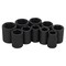 Performance Tool 10 pc. 3/8 in. Dr. Socket Set, Metric, Black, Laser Etched W38201 - alternate 1