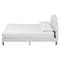 Baxton Studio Albion Boucle Upholstered Platform Bed 259-14191-ZORO - alternate 7