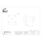 Nippon Bearing Linear Square Flange Mount Bearing, Single, 1 in Inside Dia, 2 1/4 in L SWK16GUU - alternate 2