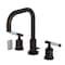 Kingston Brass Widespread Bathroom Faucet with Brass Pop-Up, Oil Rubbed Bronze FSC8935KPS - alternate 1